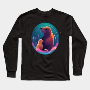 Sea Lion Fathers Day Long Sleeve T-Shirt